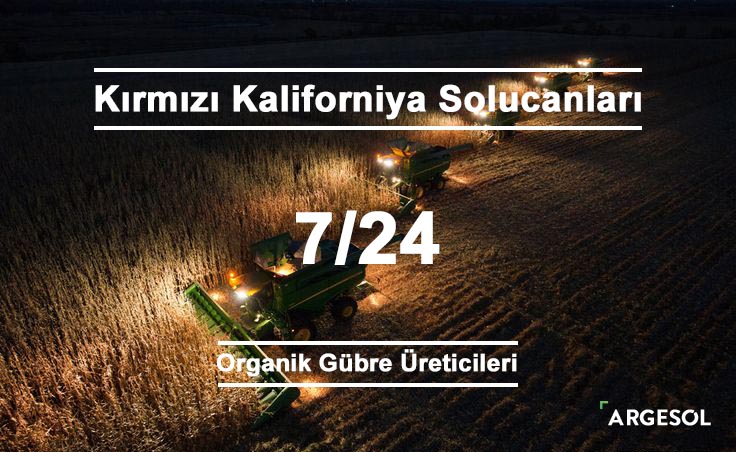 Argesol Online Katalog Kırmızı Kaliforniya Solucanı 7/24 Üretim